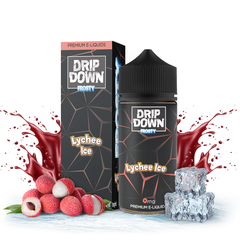 DRIP DOWN FROSTY FREEBASE – LYCHEE ICE – 100ML (0MG-3MG-6MG)