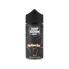 DRIP DOWN FROSTY FREEBASE – LYCHEE ICE – 100ML (0MG-3MG-6MG)