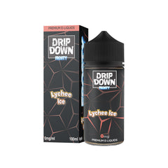 DRIP DOWN FROSTY FREEBASE – LYCHEE ICE – 100ML (0MG-3MG-6MG)