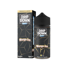 DRIP DOWN FROSTY FREEBASE – MANGO ICE – 100ML (0MG-3MG-6MG)