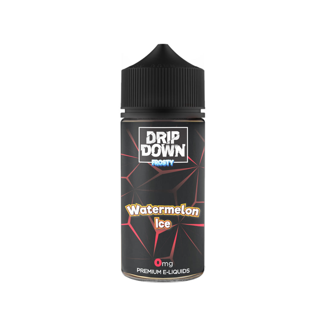 DRIP DOWN FROSTY FREEBASE – WATERMELON ICE – 100ML (0MG-3MG-6MG)