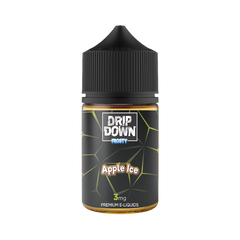 DRIP DOWN FROSTY FREEBASE – APPLE ICE – 60ML (3MG-12MG)