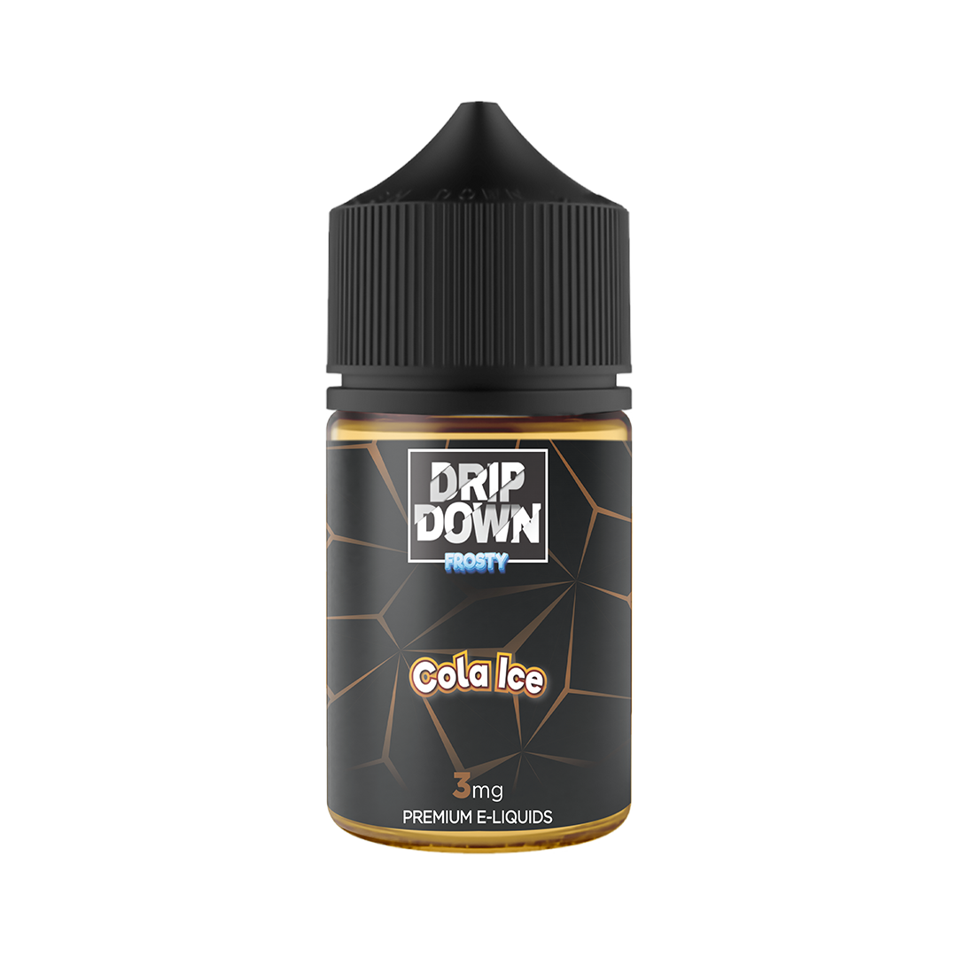 DRIP DOWN FROSTY FREEBASE – COLA ICE – 60ML (3MG-12MG)