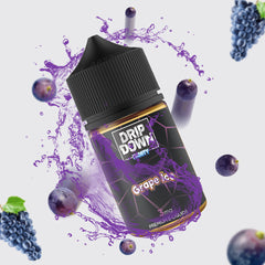 DRIP DOWN FROSTY FREEBASE – GRAPE ICE – 60ML (3MG-12MG)