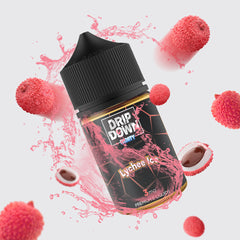 DRIP DOWN FROSTY FREEBASE – LYCHEE ICE – 60ML (3MG-12MG)