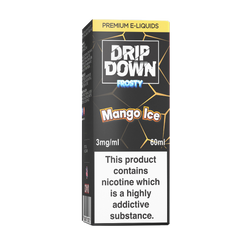 DRIP DOWN FROSTY FREEBASE – MANGO ICE – 60ML (3MG-12MG)