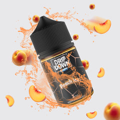 DRIP DOWN FROSTY FREEBASE – PEACH ICE – 60ML (3MG-12MG)