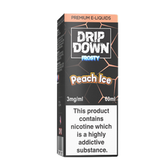 DRIP DOWN FROSTY FREEBASE – PEACH ICE – 60ML (3MG-12MG)