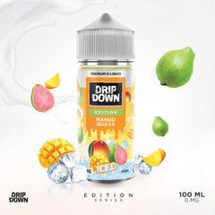 DRIP DOWN EDITION SERIES FREEBASE - MANGO GUAVA ICE - 100ML (0MG-3MG-6MG)