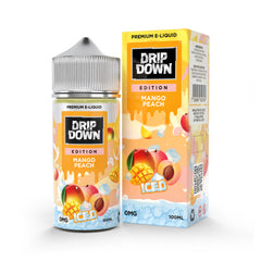 DRIP DOWN EDITION SERIES FREEBASE - MANGO PEACH ICE - 100ML (0MG-3MG-6MG)