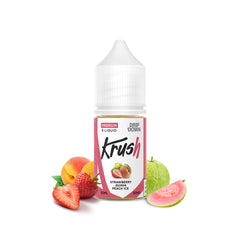 DRIP DOWN KRUSH SERIES NIC SALT - STRAWBERRY GUAVA PEACH ICE - 30ML (30MG-50MG)