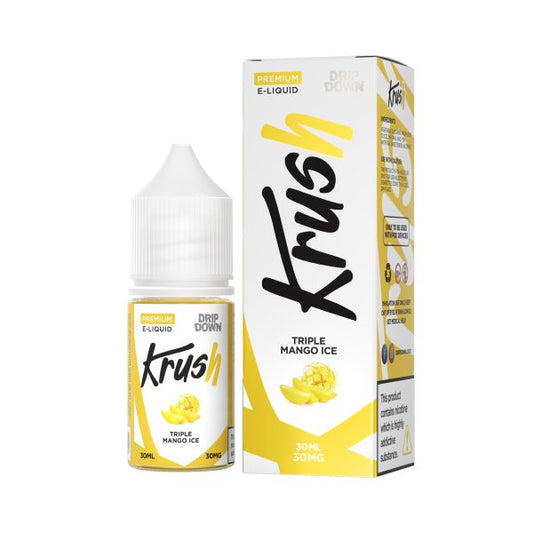 DRIP DOWN KRUSH SERIES NIC SALT - TRIPLE MANGO ICE - 30ML (30MG-50MG)