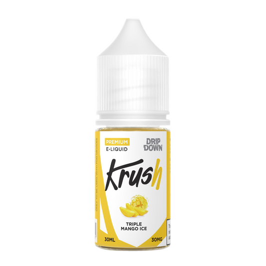 DRIP DOWN KRUSH SERIES NIC SALT - TRIPLE MANGO ICE - 30ML (30MG-50MG)