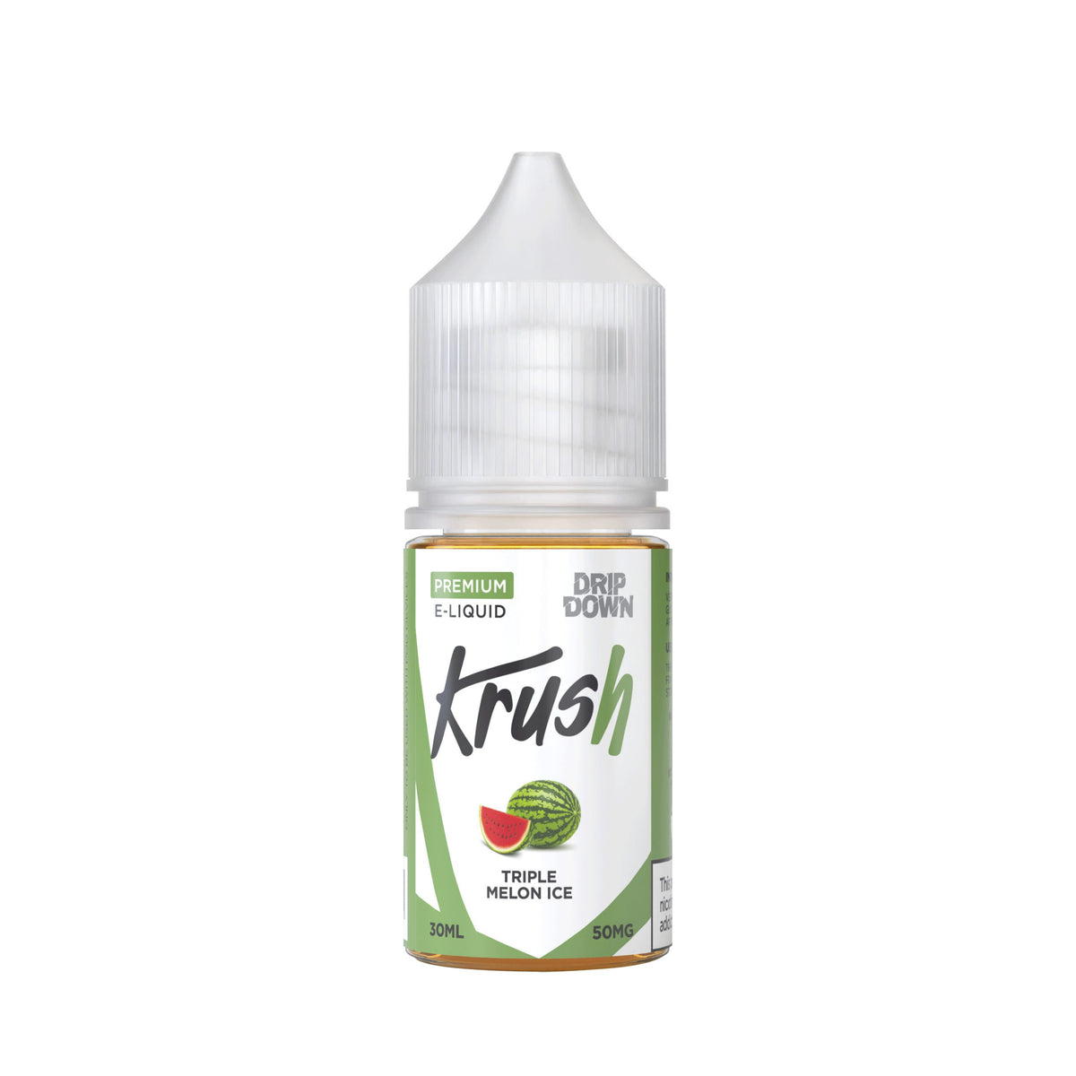 DRIP DOWN KRUSH SERIES NIC SALT - TRIPLE MELON ICE - 30ML (30MG-50MG)