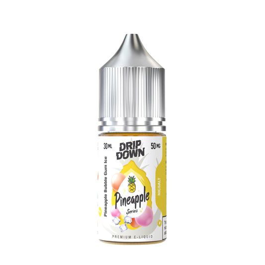 DRIP DOWN PINEAPPLE SERIES NIC SALT - PINEAPPLE BUBBLE GUM ICE - 30ML (30MG-50MG)