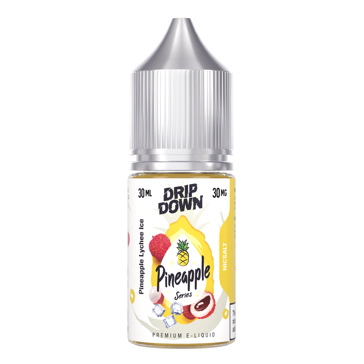 DRIP DOWN PINEAPPLE SERIES NIC SALT - PINEAPPLE LYCHEE ICE - 30ML (30MG-50MG)