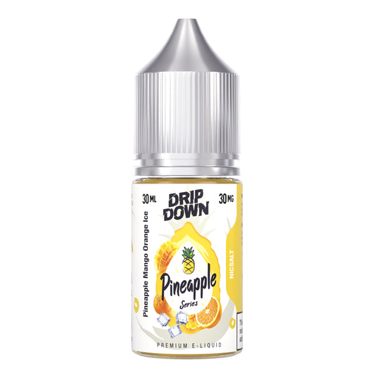 DRIP DOWN PINEAPPLE SERIES NIC SALT - PINEAPPLE MANGO ORANGE ICE - 30ML (30MG-50MG)