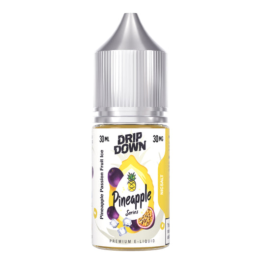 DRIP DOWN PINEAPPLE SERIES NIC SALT - PINEAPPLE PASSION FRUIT ICE - 30ML (30MG-50MG)