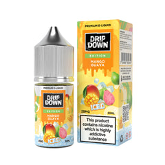 DRIP DOWN EDITION ICE SERIES NIC SALT – MANGO GUAVA ICE – 30ML (25MG-50MG)