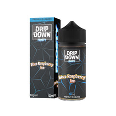 DRIP DOWN FROSTY FREEBASE – BLUE RASPBERRY ICE – 100ML (0MG-3MG-6MG)