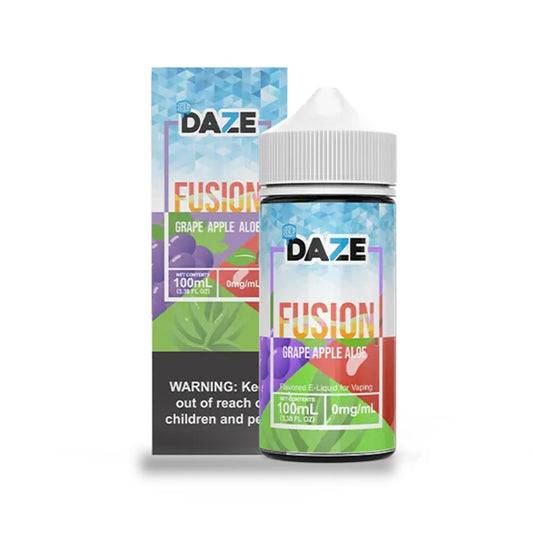 GRAPE APPLE ALOE ICED – 7 DAZE FUSION SERIES – 100ML (3MG-6MG)