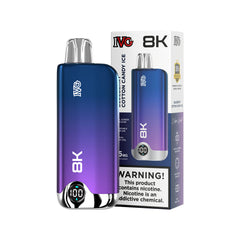 IVG DISPOSABLE – BLUEBERRY COTTON CANDY ICE – 8000 PUFFS (35MG)