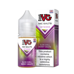 IVG INTENSE NIC SALT - ALOE CHILL BERRY GRAPE - 30ML (35MG-55MG)