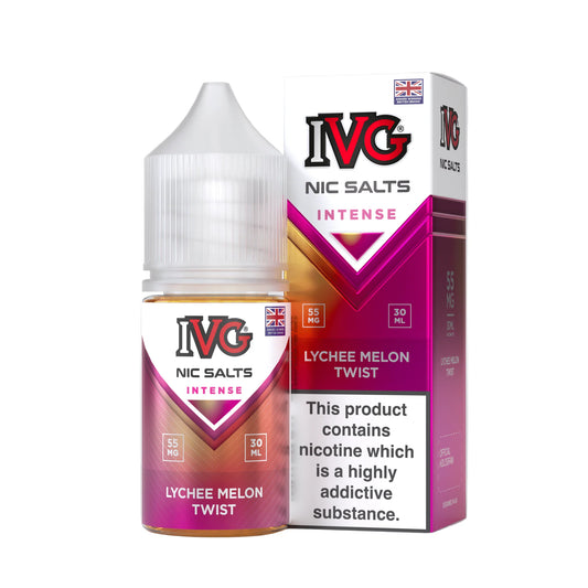 IVG INTENSE NIC SALT - LYCHEE MELON TWIST - 30ML (35MG-55MG)