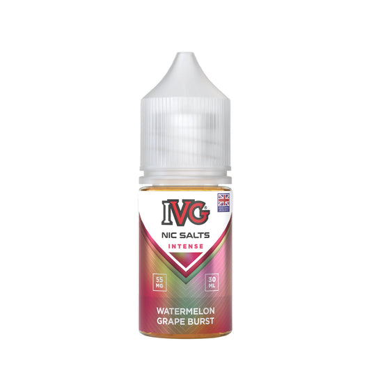 IVG INTENSE NIC SALT - WATERMELON GRAPE BURST - 30ML (35MG-55MG)