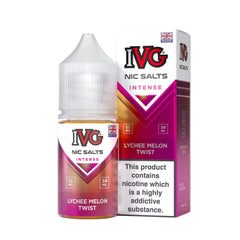 IVG INTENSE NIC SALT - LYCHEE MELON TWIST - 30ML (35MG-55MG)