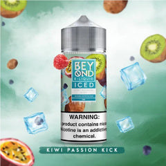 BEYOND E-LIQUID – ICED KIWI PASSION KICK – 100ML (3MG)