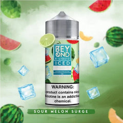 BEYOND E-LIQUID – ICED SOUR MELON SURGE – 100ML (3MG)