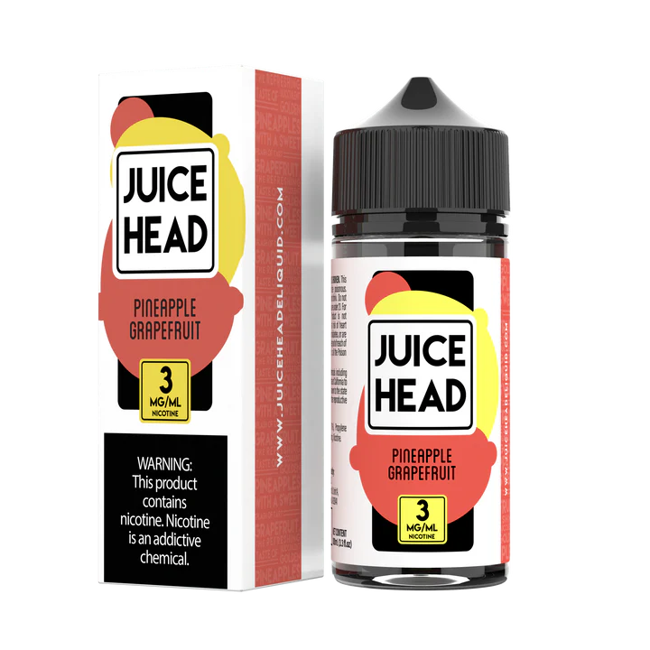 JUICE HEAD FREEBASE - PINEAPPLE GRAPEFRUIT - 100ML (0MG-3MG-6MG)