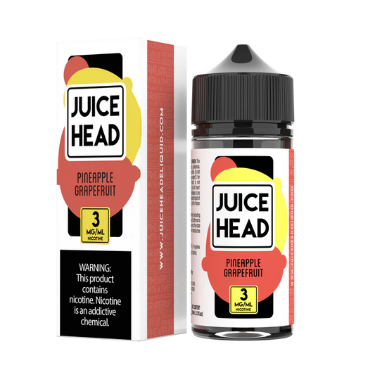 JUICE HEAD FREEBASE - PINEAPPLE GRAPEFRUIT - 100ML (0MG-3MG-6MG)