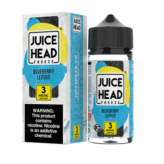 JUICE HEAD FREEZE - BLUEBERRY LEMON - 100ML (0MG-3MG-6MG)