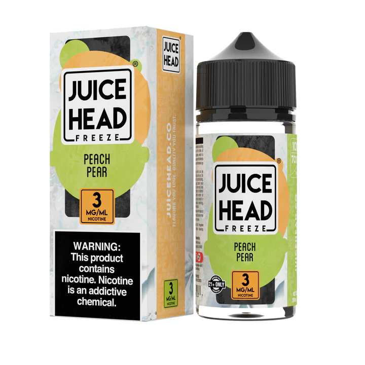 JUICE HEAD FREEZE - PEACH PEAR - 100ML (0MG-3MG-6MG)