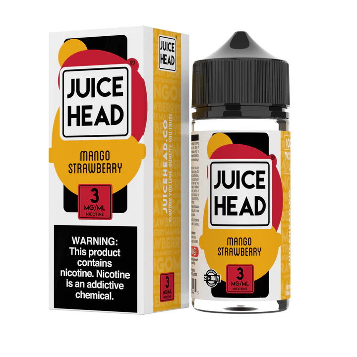 JUICE HEAD ZTN FREEBASE - MANGO STRAWBERRY - 100ML (0MG-3MG-6MG)