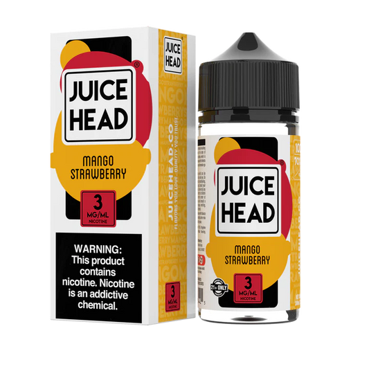 JUICE HEAD ZTN FREEBASE - MANGO STRAWBERRY - 100ML (0MG-3MG-6MG)