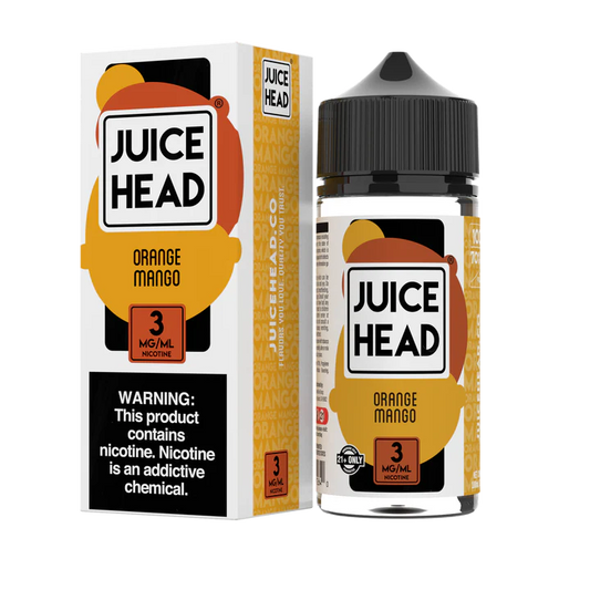 JUICE HEAD ZTN FREEBASE - ORANGE MANGO - 100ML (0MG-3MG-6MG)