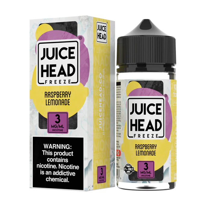 JUICE HEAD ZTN FREEZE - RASPBERRY LEMONADE - 100ML (0MG-3MG-6MG)