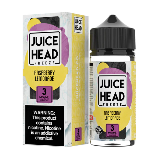 JUICE HEAD ZTN FREEZE - RASPBERRY LEMONADE - 100ML (0MG-3MG-6MG)