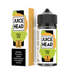 JUICE HEAD FREEBASE - PEACH PEAR - 100ML (0MG-3MG-6MG)