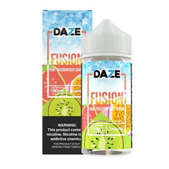 KIWI PASSIONFRUIT GUAVA ICED – 7 DAZE FUSION SERIES – 100ML (3MG-6MG)