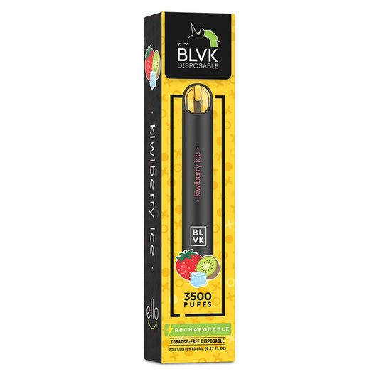 KIWIBERRY ICE – BLVK ELLO PLUS DISPOSABLE – 3500 PUFFS (35MG-50MG)