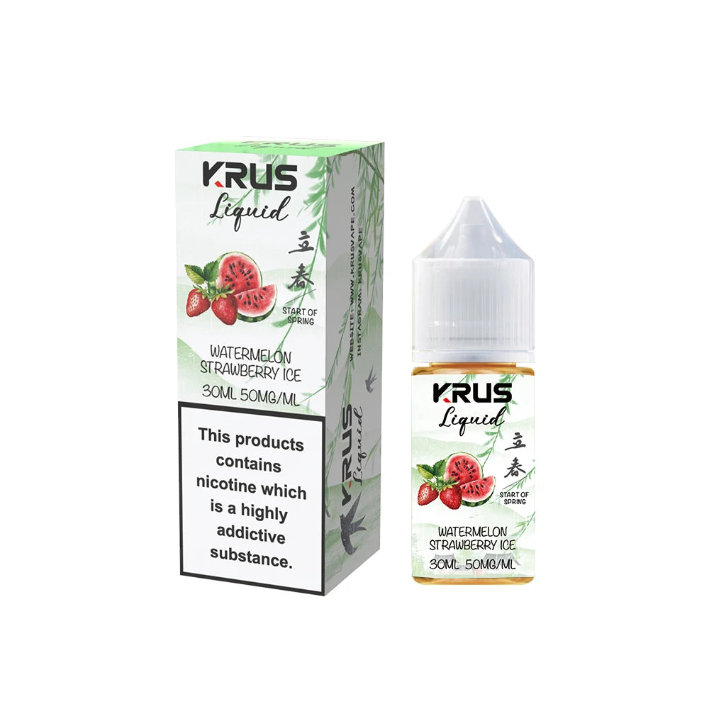 KRUS NIC SALT - WATERMELON STRAWBERRY ICE - 30ML (50MG)