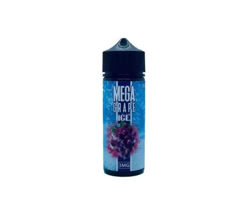 MEGA GRAPE ICE – GRAND E-LIQUIDS – 120ML (3MG)