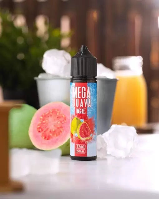 MEGA GUAVA ICE – GRAND E-LIQUIDS – 60ML (3MG)