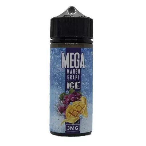 MEGA MANGO GRAPE ICE – GRAND E-LIQUIDS – 120ML (3MG)