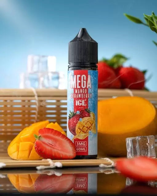 MEGA MANGO STRAWBERRY ICE – GRAND E-LIQUIDS – 60ML (3MG-6MG-12MG)