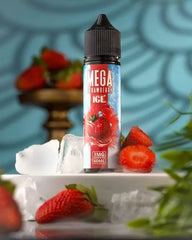 MEGA STRAWBERRY ICE – GRAND E-LIQUIDS – 60ML (3MG)